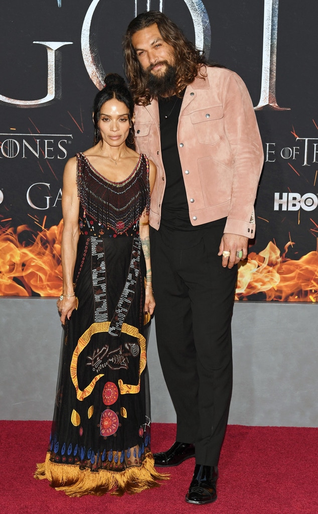 Jason Momoa, Lisa Bonet, Game of Thrones Season 8 Premiere