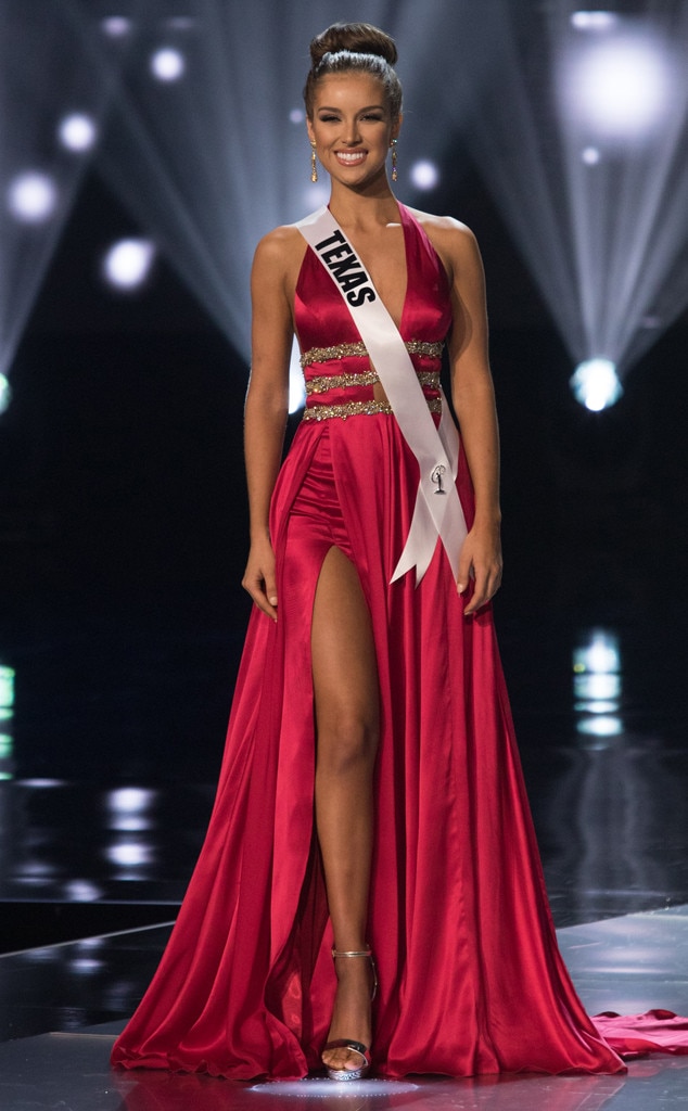Miss Texas from Miss USA 2019 Evening Gowns E! News