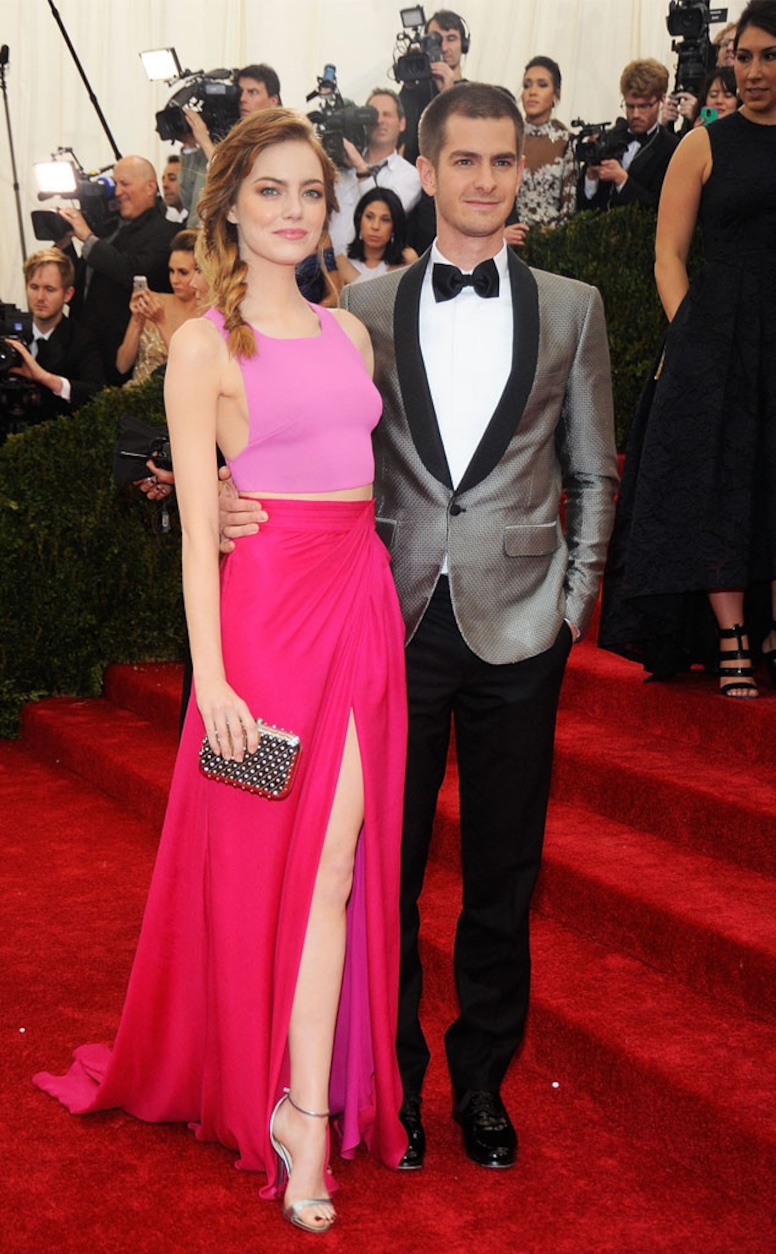 Emma Stone, Andrew Garfield, 2014 MET Gala