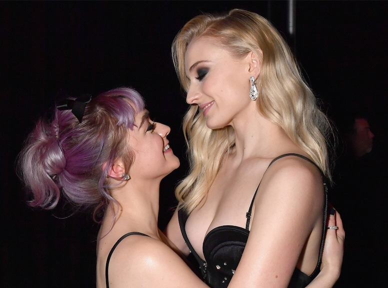 Maisie Williams, Sophie Turner, Game of Thrones Season 8 Premiere, After Party