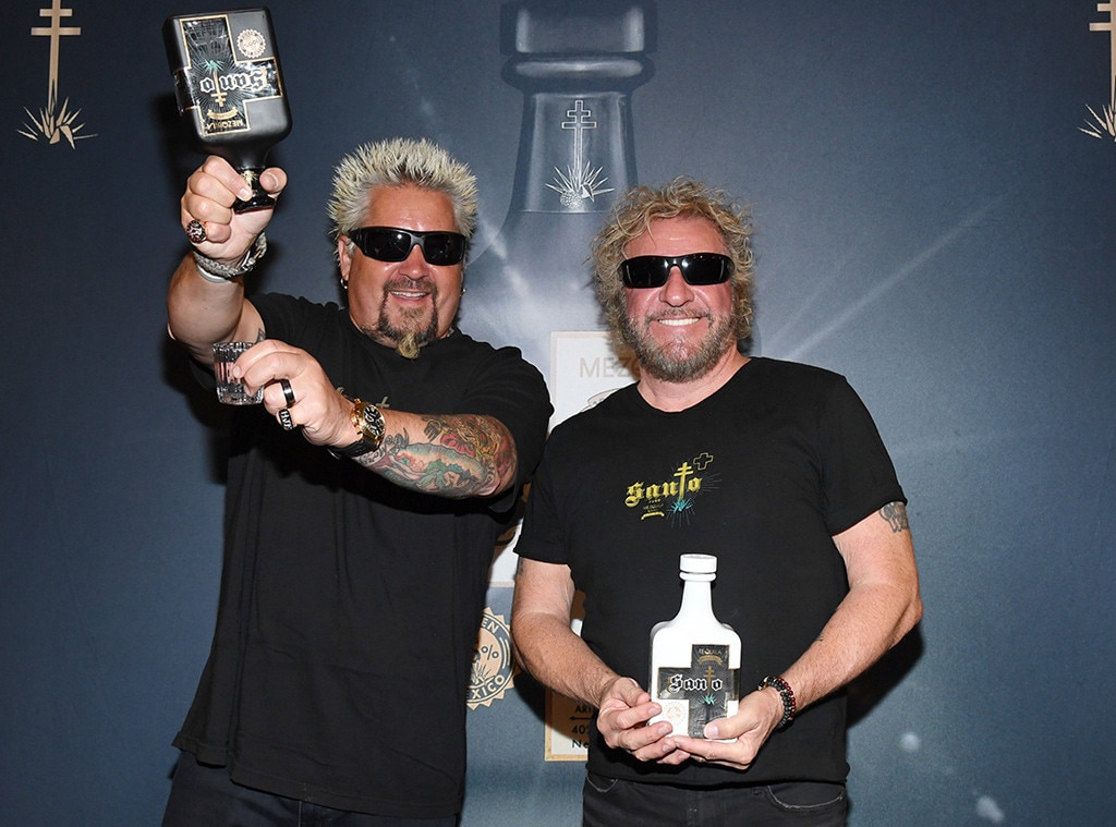 Sammy Hagar & Guy Fieri from Stars With Alcohol Brands | E! News