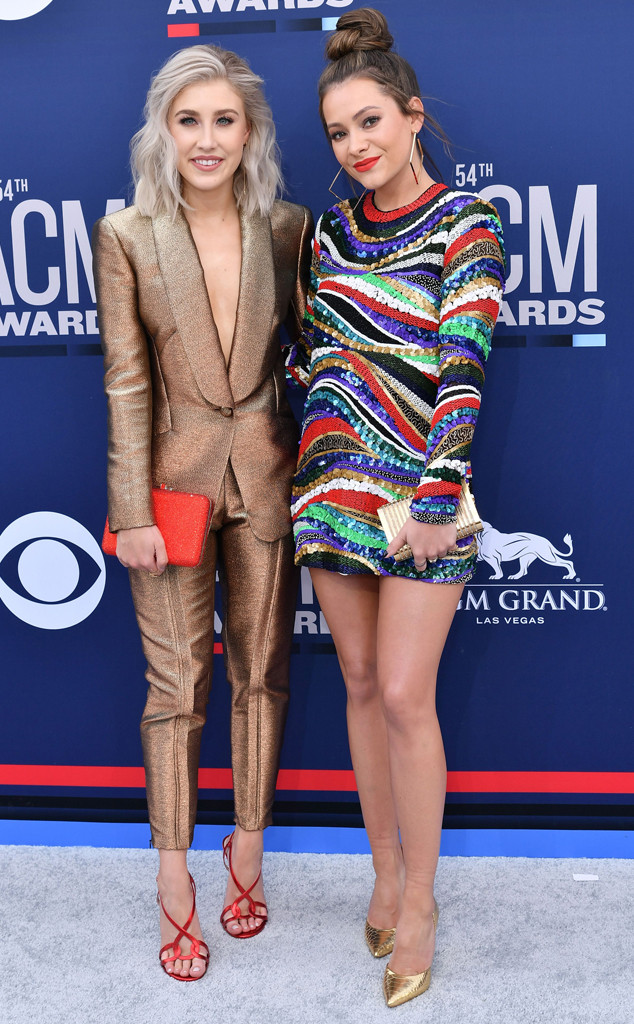 Maddie & Tae from ACM Awards 2019 Red Carpet Fashion | E! News