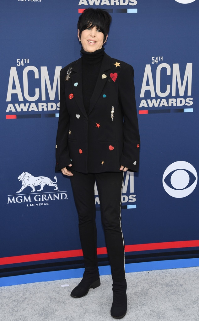 Diane Warren from ACM Awards 2019 Red Carpet Fashion | E! News