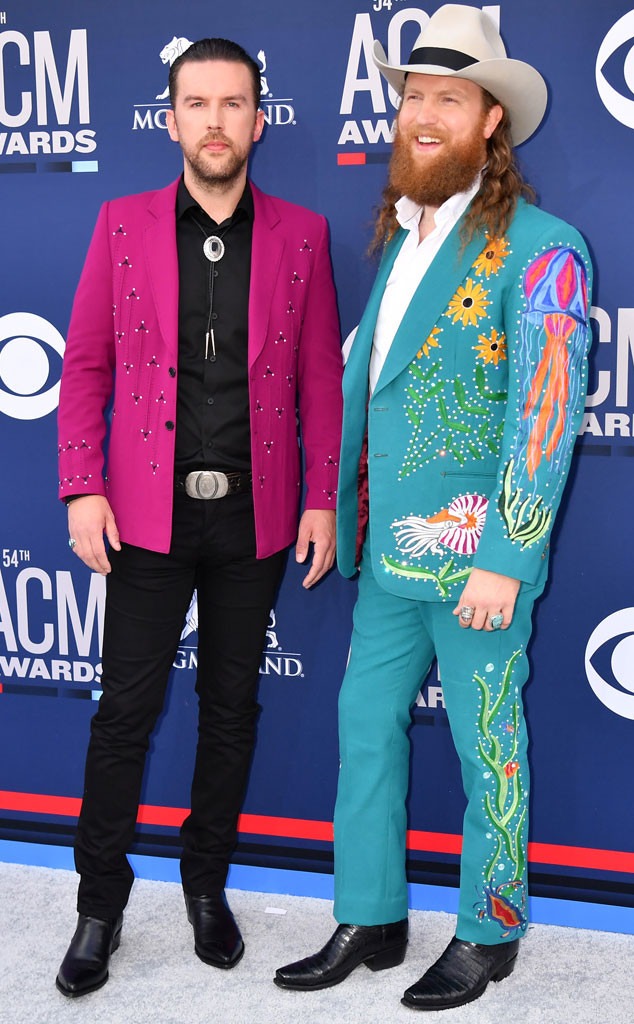 T.J Osborne, John Osborne , Academy of Country Music Awards arrivals 2019