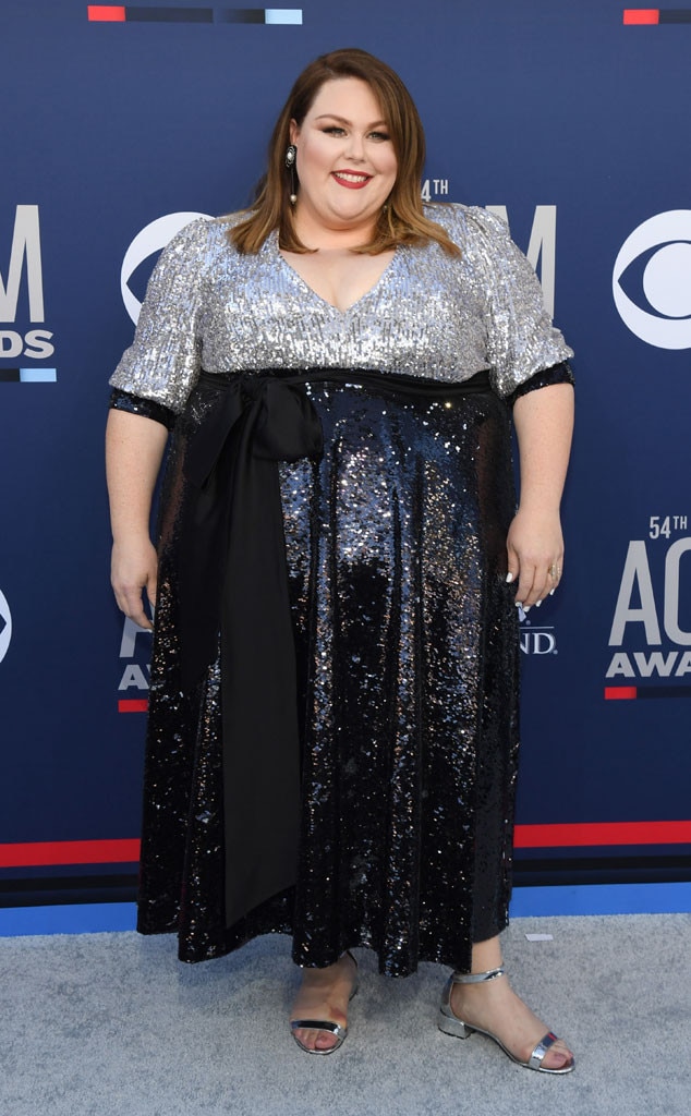 Chrissy Metz from ACM Awards 2019 Red Carpet Fashion | E! News