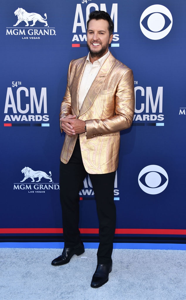 Luke Bryan from ACM Awards 2019 Red Carpet Fashion E! News