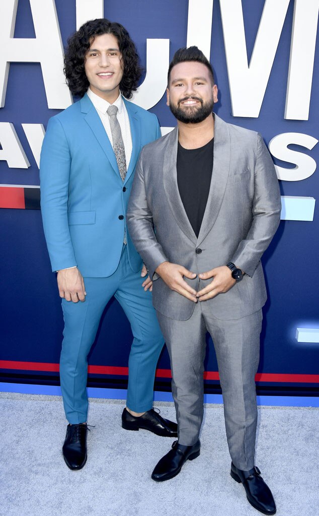 Dan Smyers , Shay Mooney, Academy Of Country Music Awards arrivals 2019