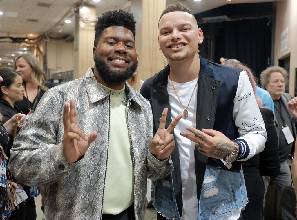 Khalid & Kane Brown from ACM Awards 2019 Candid Moments E! News