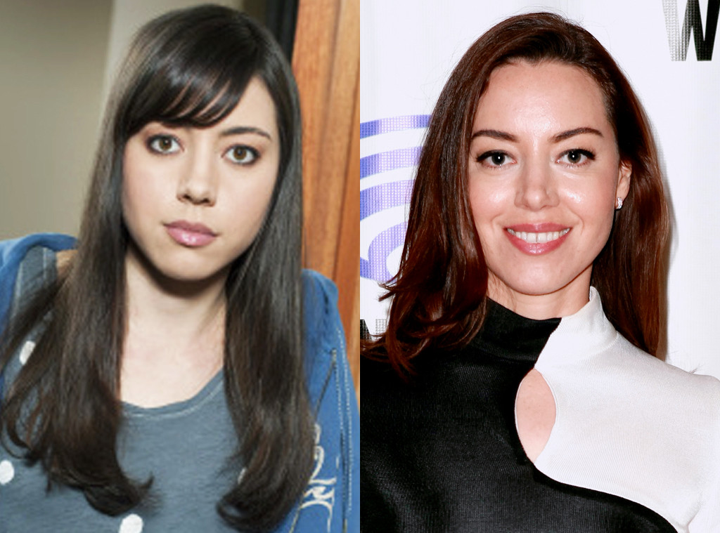 Parks and Recreation cast then and now, Aubrey Plaza