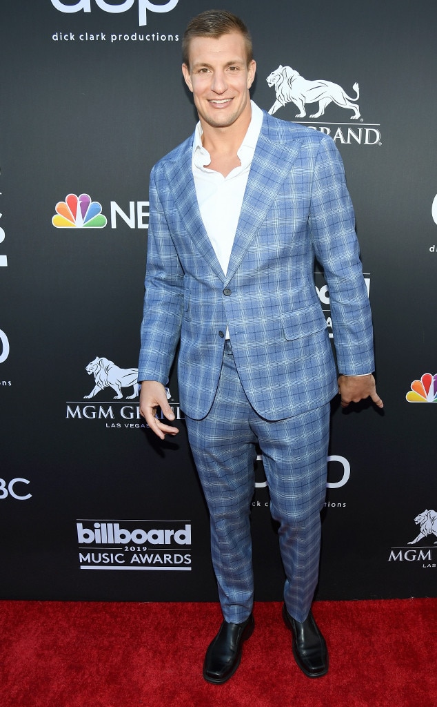 Rob Gronkowski from 2019 Billboard Music Awards Red Carpet Fashion | E ...