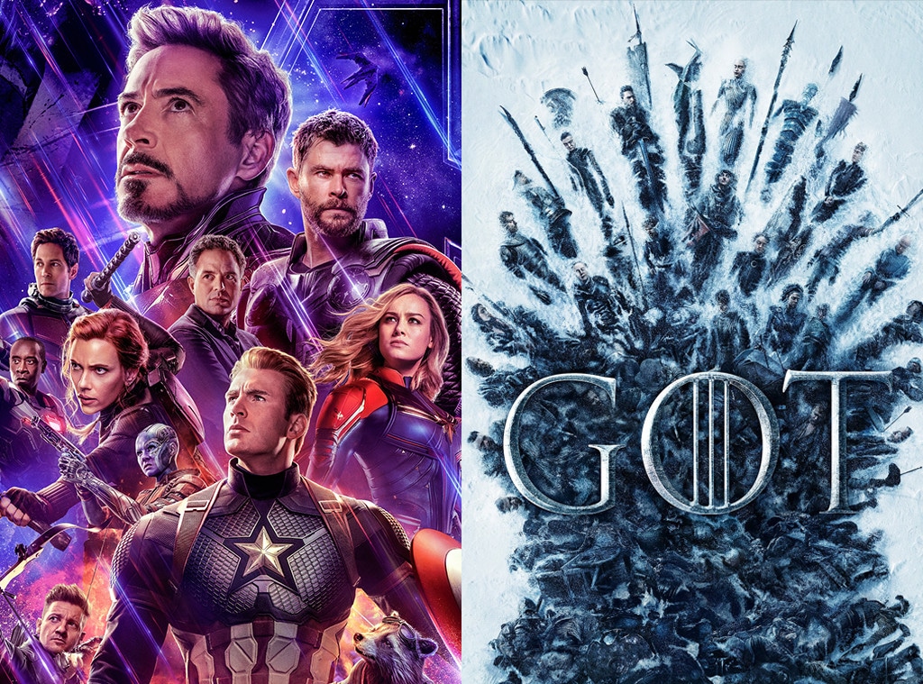 Avengers Endgame, Game of Thrones