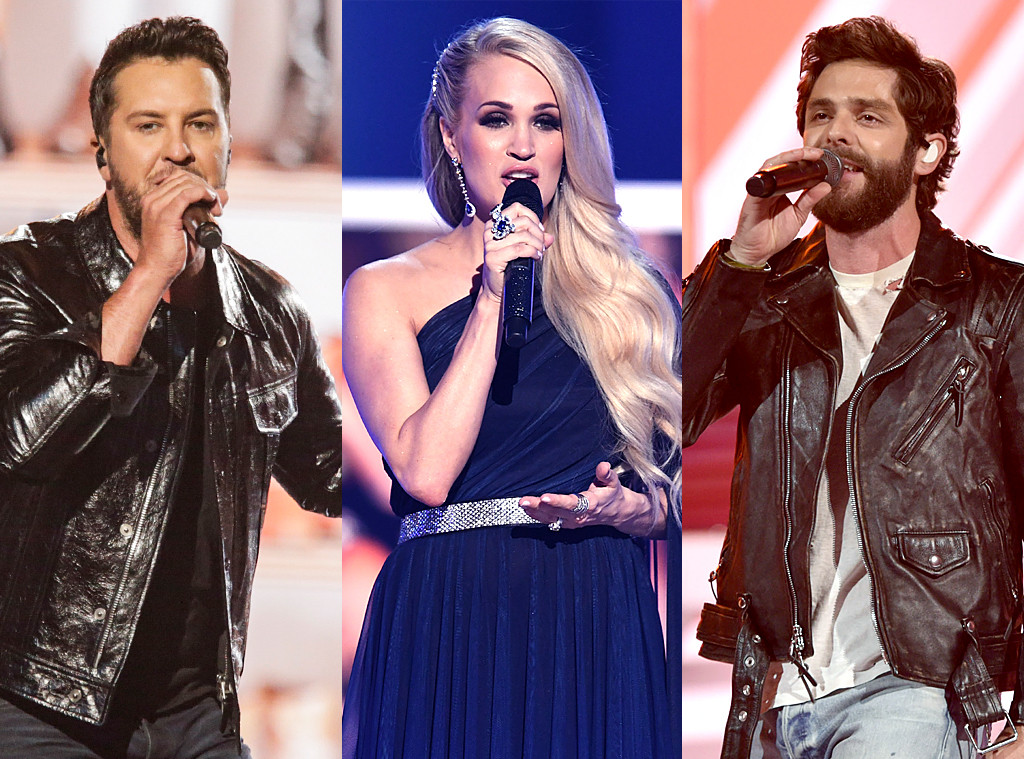 Thomas Rhett, Carrie Underwood, Luke Bryan, 2019 CMT Music Awards