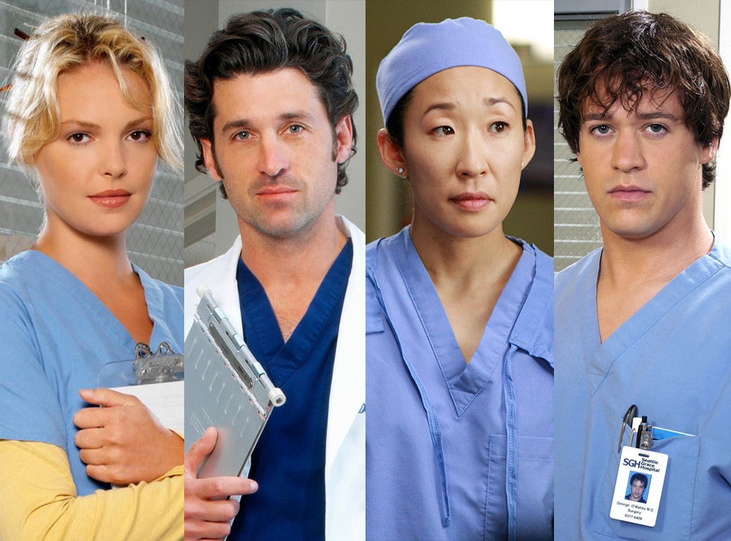 Katherine Heigl, Patrick Dempsey, Sandra Oh, TR Knight, Grey's Anatomy