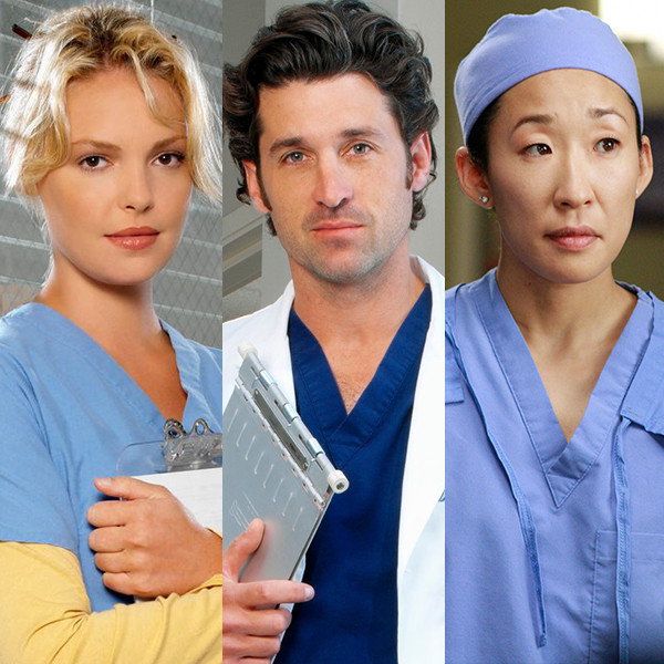 Katherine Heigl, Patrick Dempsey, Sandra Oh, Greys Anatomy