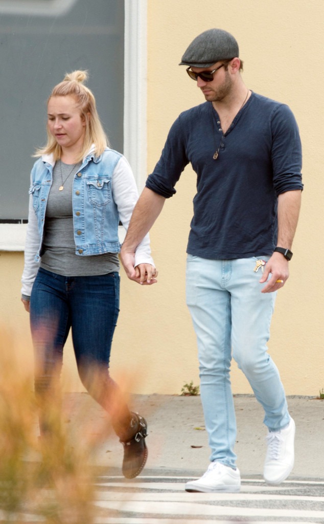 Hayden Panettiere, Brian Hickerson, Holding Hands