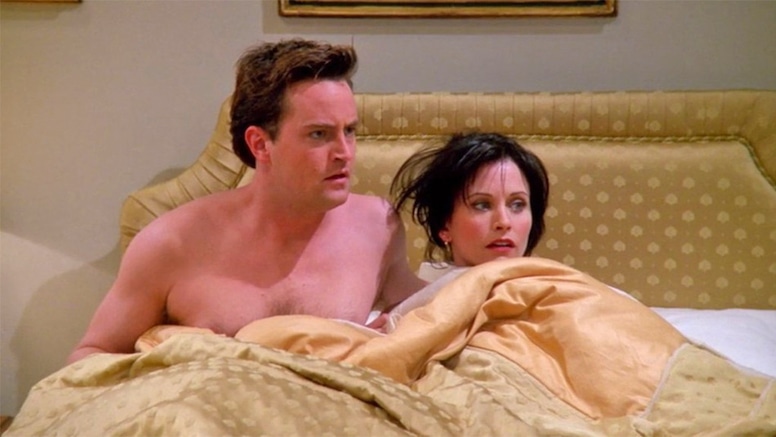 Monica, Chandler, Courteney Cox, Matthew Perry, Friends