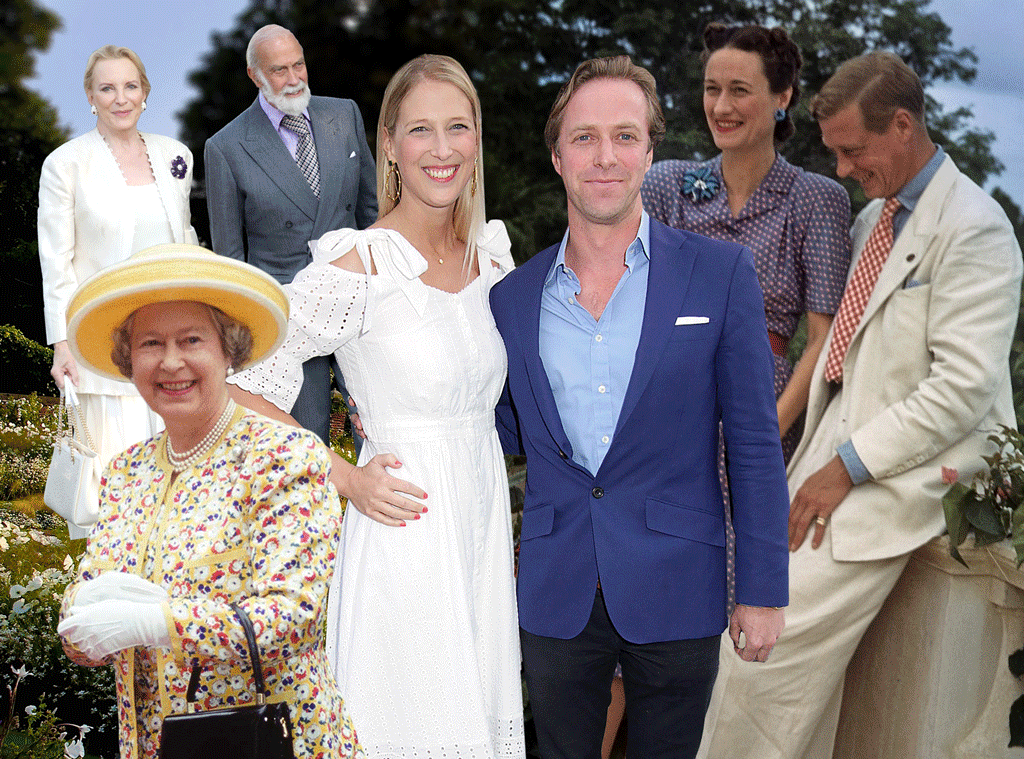 Lady Gabriella Windsor, Thomas Kingston, Queen Elizabeth II, Prince & Princess Michael of Kent, Edward VIII & Wallis 