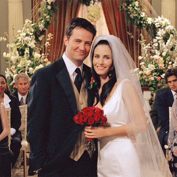 Monica, Chandler, Courteney Cox, Matthew Perry, Friends