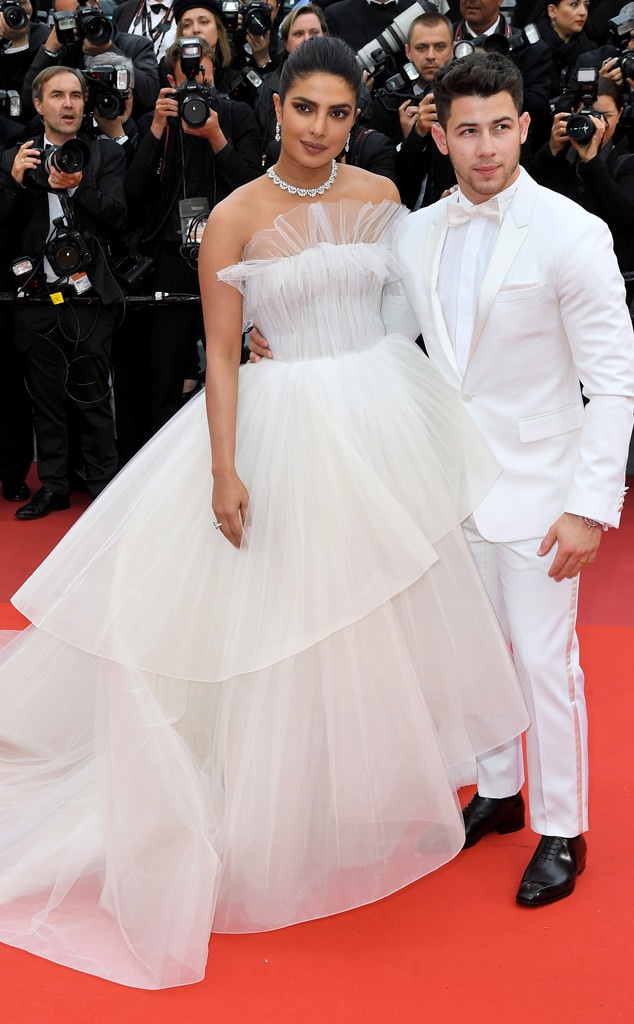 2019 Cannes Film Festival, Red Carpet Fashions, Priyanka Chopra, Nick Jonas