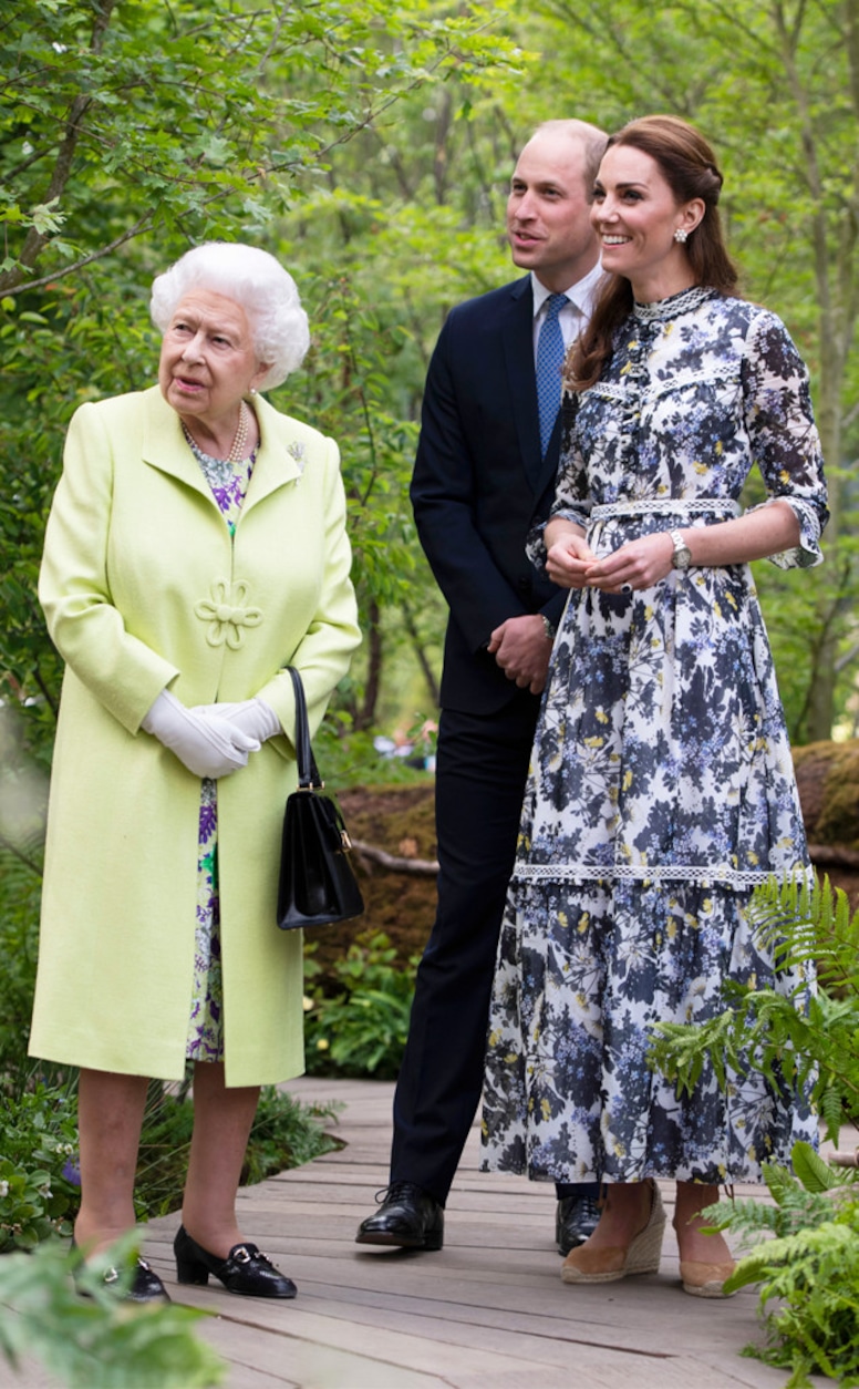 Queen Elizabeth, Prince William, Kate Middleton