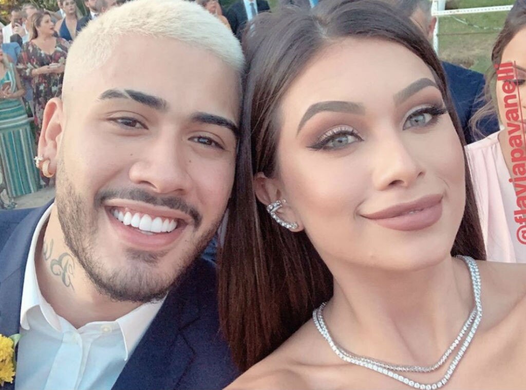 Kevinho e Flavia Pavanelli posam juntos no casamento de ...