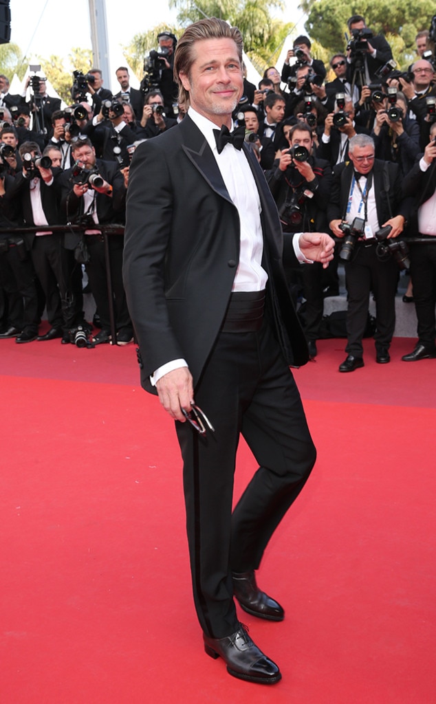 Brad Pitt from Once Upon a Time in Hollywood Cannes Premiere E! News