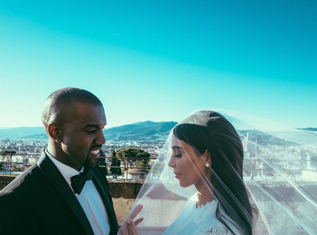 Photos From Kim Kardashian Kanye West S Wedding Album E Online