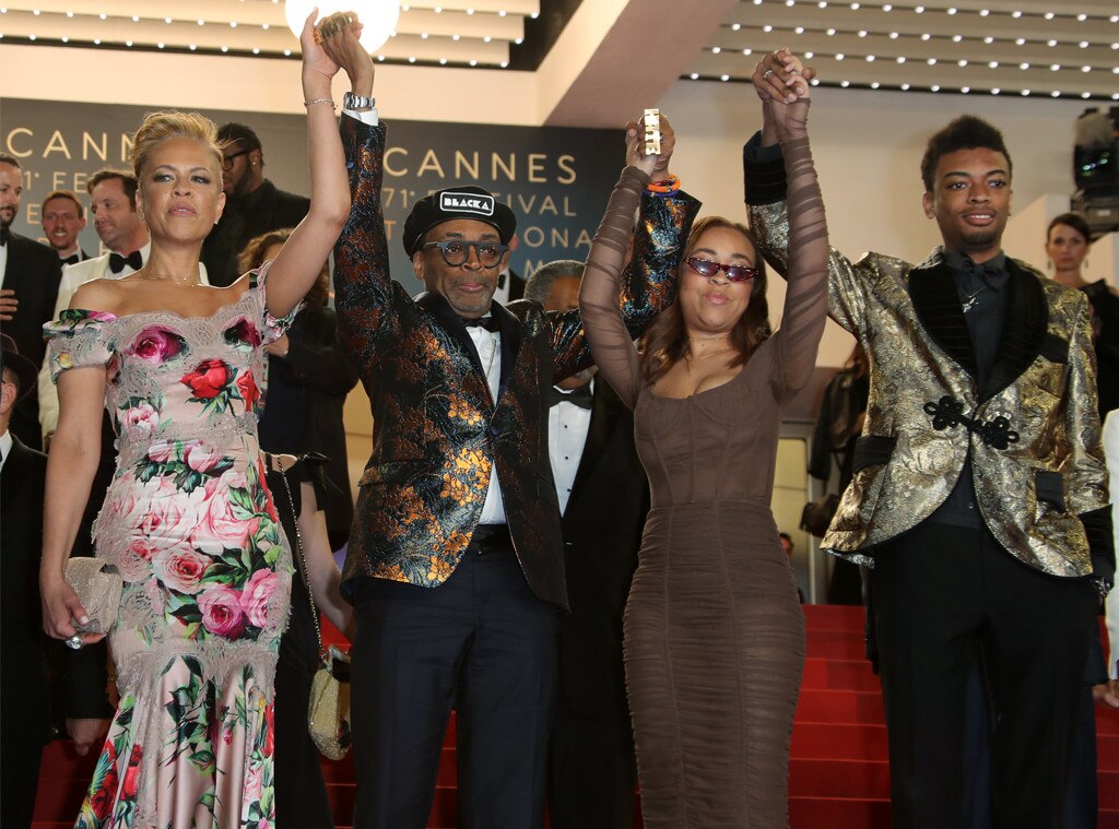 Tonya Lewis Lee, Spike Lee, Satchel Lee, Jackson Lee, Celeb Kids at Cannes Film Festival