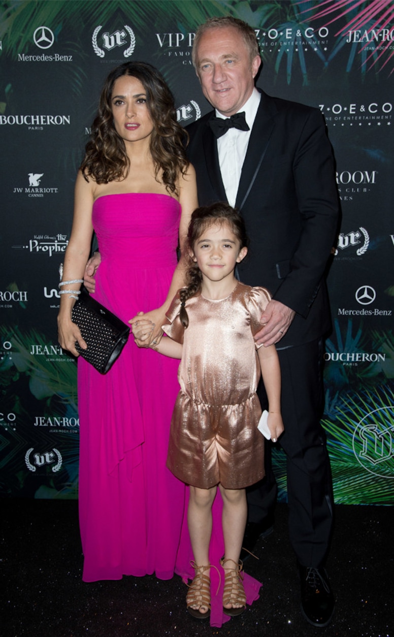 Salma Hayek, Francois Pinault, Valentina, Celeb Kids at Cannes Film Festival