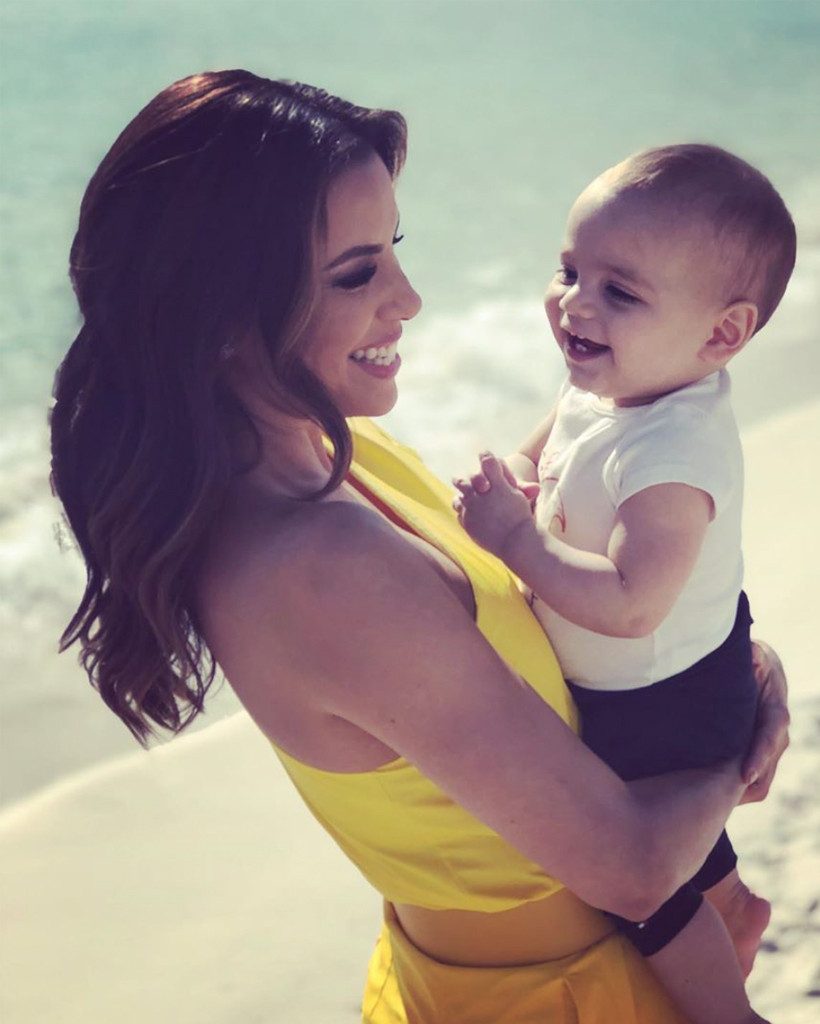 Eva Longoria, Santiago Bastón, Celeb Kids at Cannes Film Festival