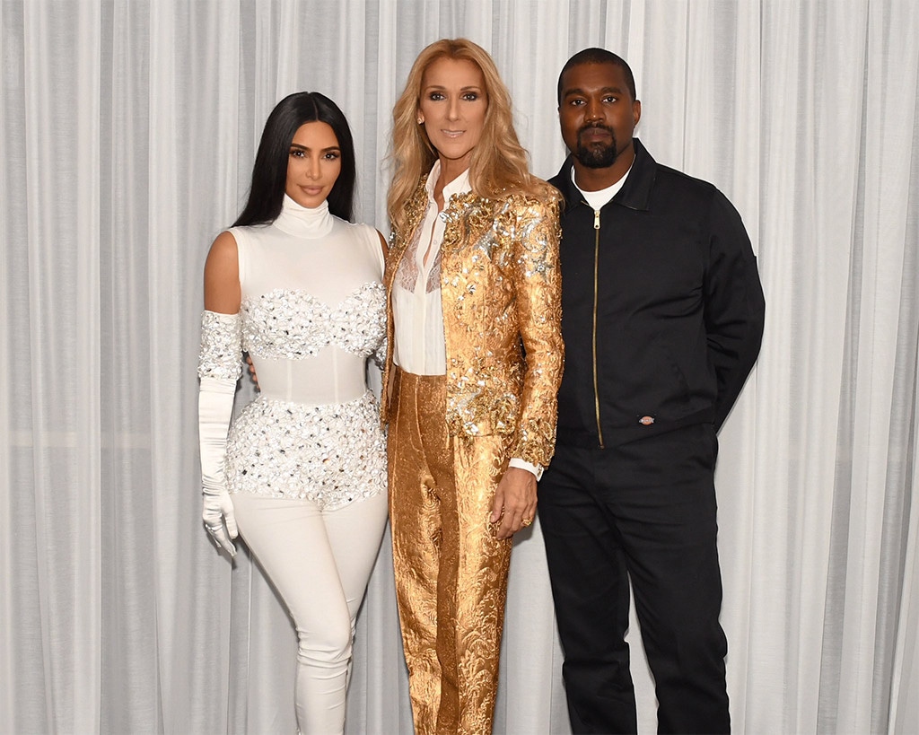 Kim Kardashian, Kanye West, Celine Dion