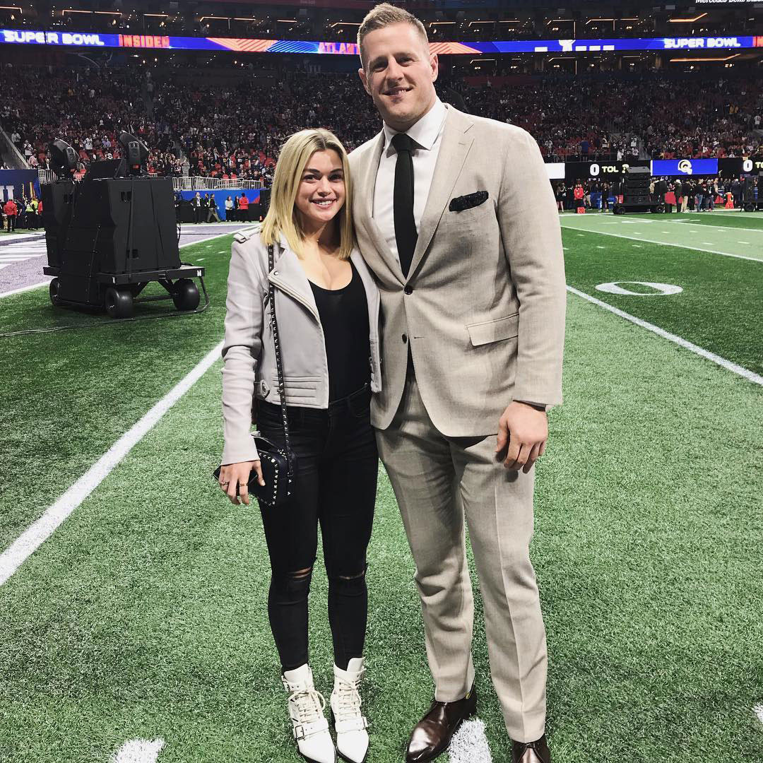 J J Watt Is Engaged To Pro Soccer Player Kealia Ohai E Online