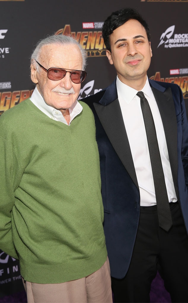 Stan Lee, Keya Morgan, Avengers Global World Premiere