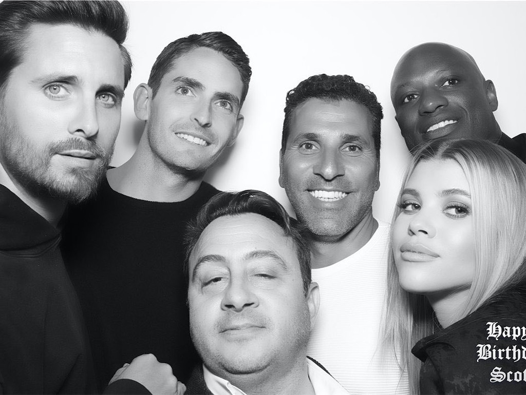 Scott's Crew from Scott Disick's 36th Birthday Party E! News