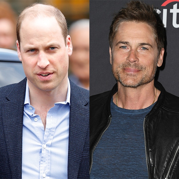 Rob Lowe Pokes Fun at Prince William s Traumatic Hair Loss