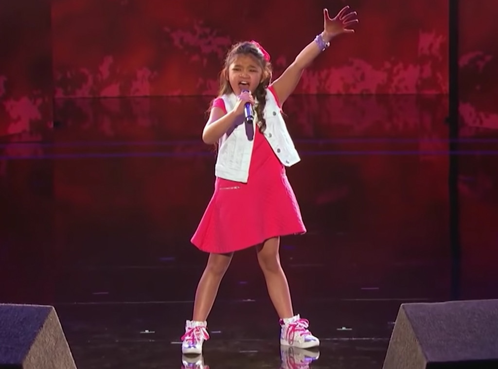 Angelica Hale from America's Got Talent Golden Buzzer Moments E! News