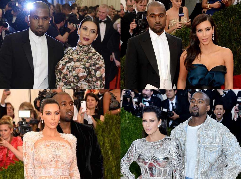 Kim Kardashian Turns Heads in Nude Dress at Met Gala With Kanye West ...