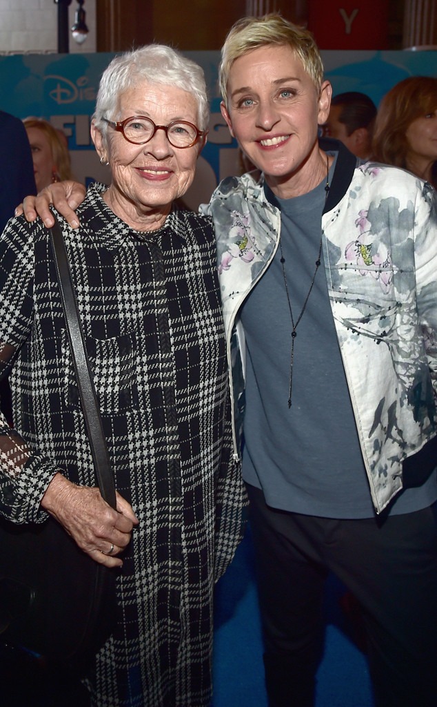 Ellen DeGeneres and mom