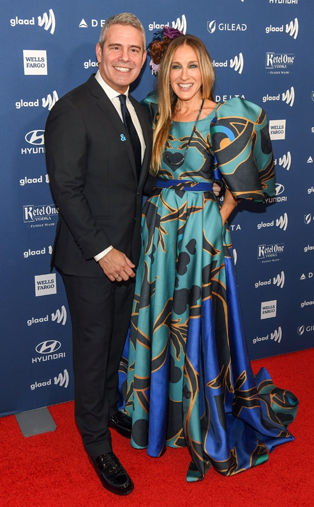 Andy Cohen & Sarah Jessica Parker from 2019 GLAAD Media Awards NYC: Red ...