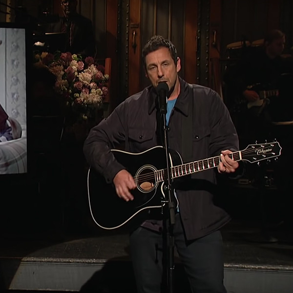Adam Sandler Perform His Chris Farley Tribute Song on SNL - E! Online - AP
