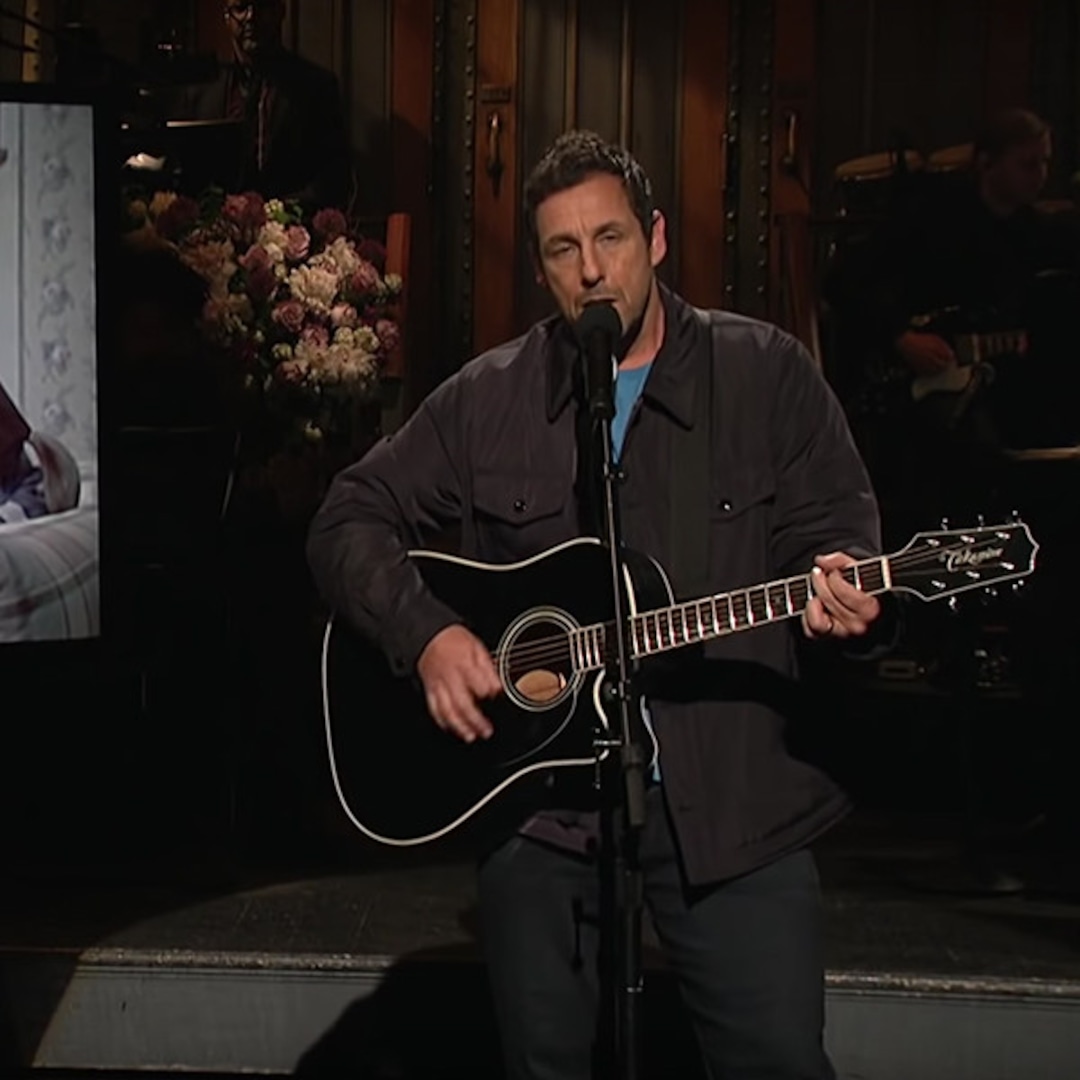 Watch: adam sandler sings tribute to chris farley on snl Adam Sandler Perform His Chris Farley Tribute Song on SNL - E! Online - AP