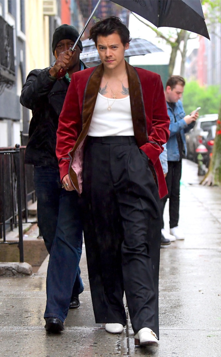 Harry Styles, pre MET-Gala dinner 2019