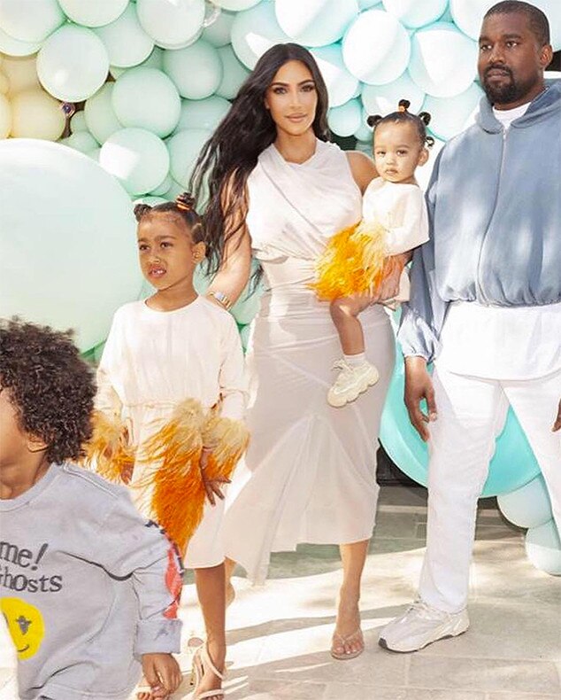 Kim Kardashian Shares Sweet Photos Of Her Kids At True's Party | E! News