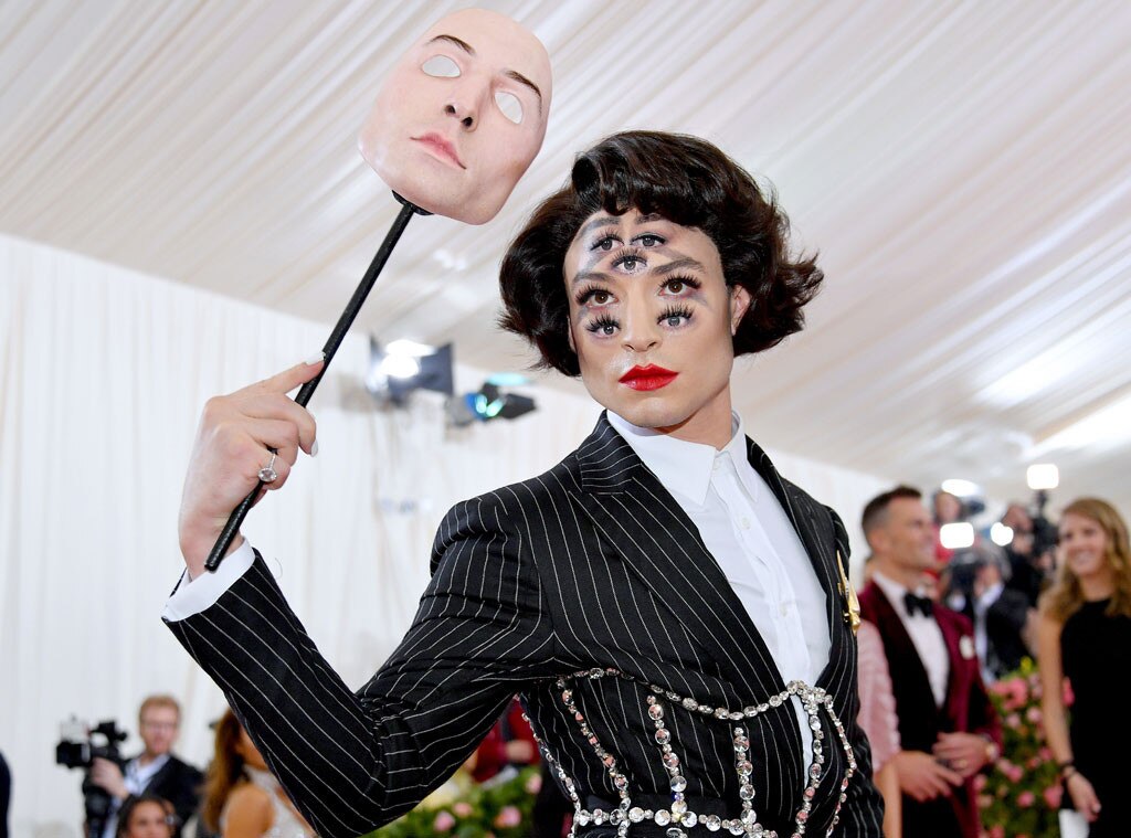 Ezra Miller from The Craziest Accessories at the 2019 Met Gala | E! News