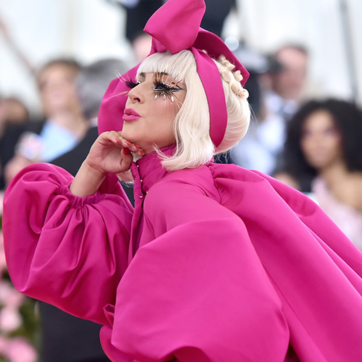Lady Gaga Performs Dramatic Costume Changes On Met Gala Red Carpet - E!  Online