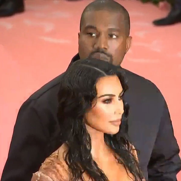 Kim Kardashian Turns Heads in Nude Dress at Met Gala With Kanye West