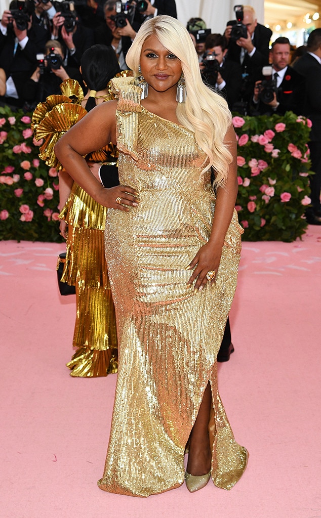 Mindy Kaling from The Most Outrageous Looks at the 2019 Met Gala | E! News