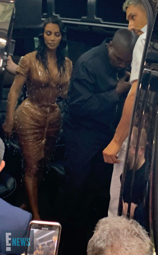 Kim Kardashian Turns Heads in Nude Dress at 2019 Met Gala With Kanye West E! News Kim Kardashian Turns Heads in Nude Dress at 2019 Met Gala With Kanye West E! News