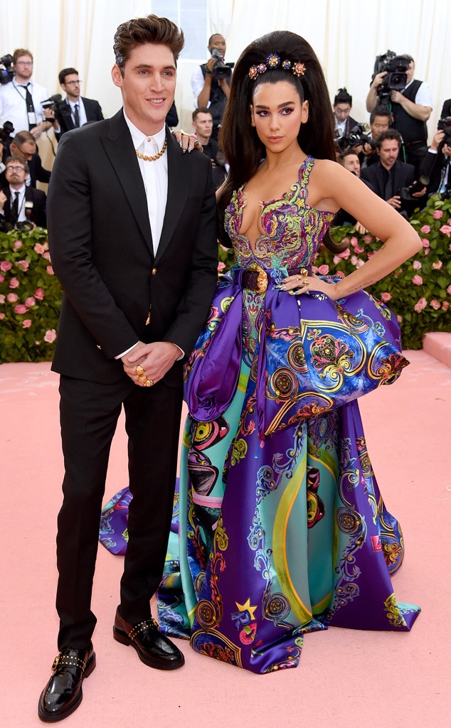 Dua Lipa, Isaac Carew, 2019 Met Gala, Couples