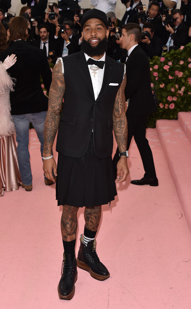 Odell Beckham Jr From Alfombra Roja De La Met Gala 2019 E